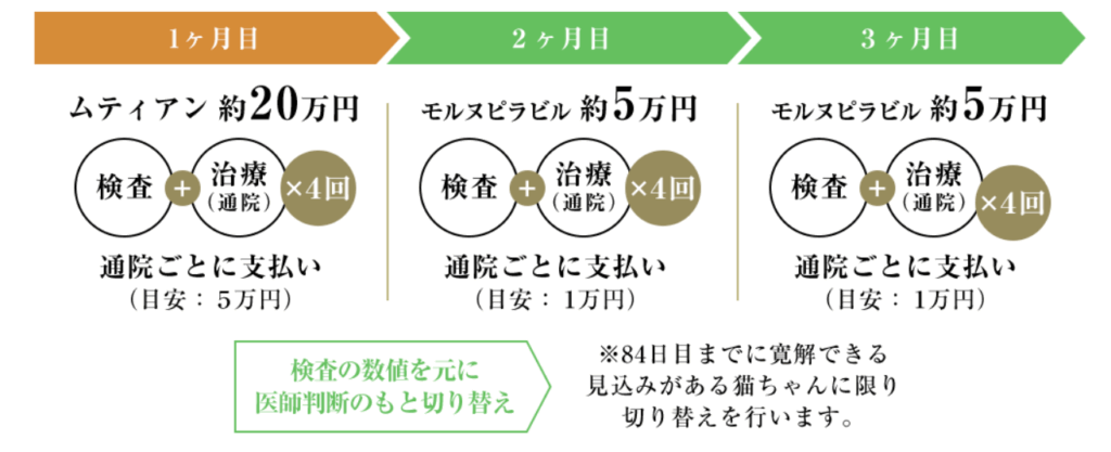 当院での治療費の例